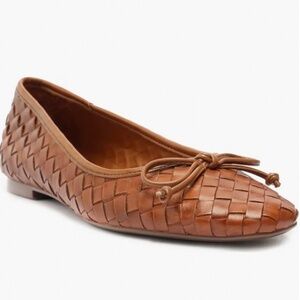 Schutz Arissa Woven Ballet Flat Women sz 11 shoes